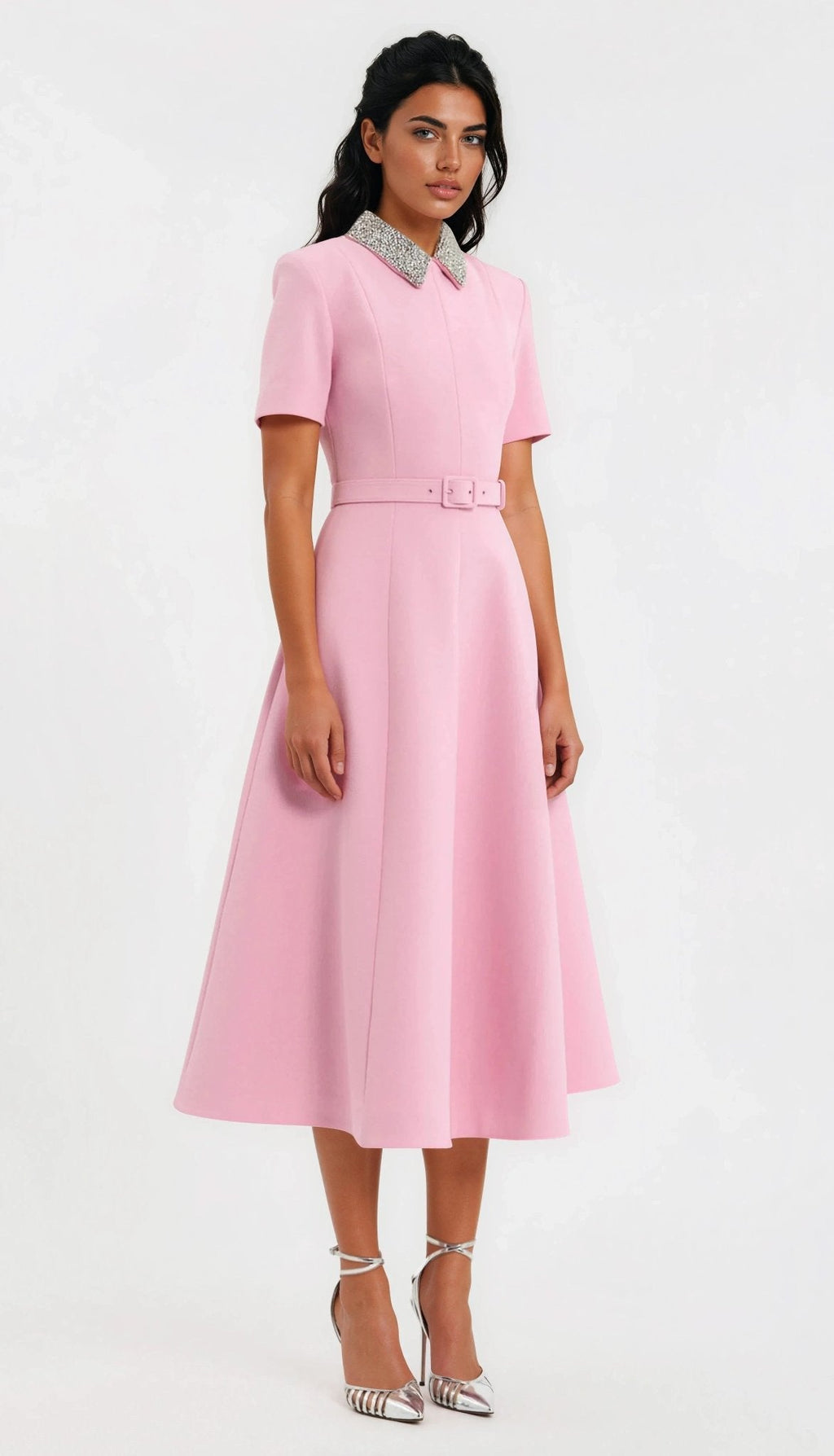 Xena S/S Midi – Pink