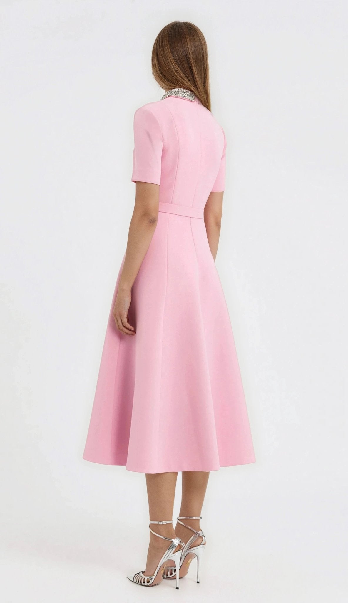 Xena S/S Midi – Pink