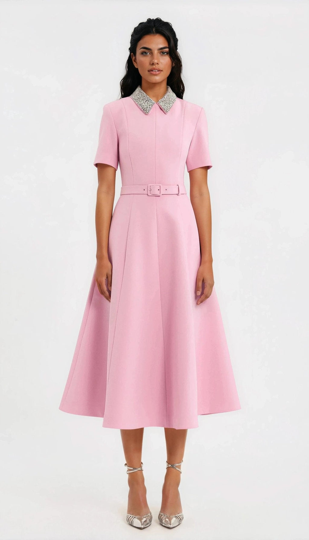 Xena S/S Midi – Pink