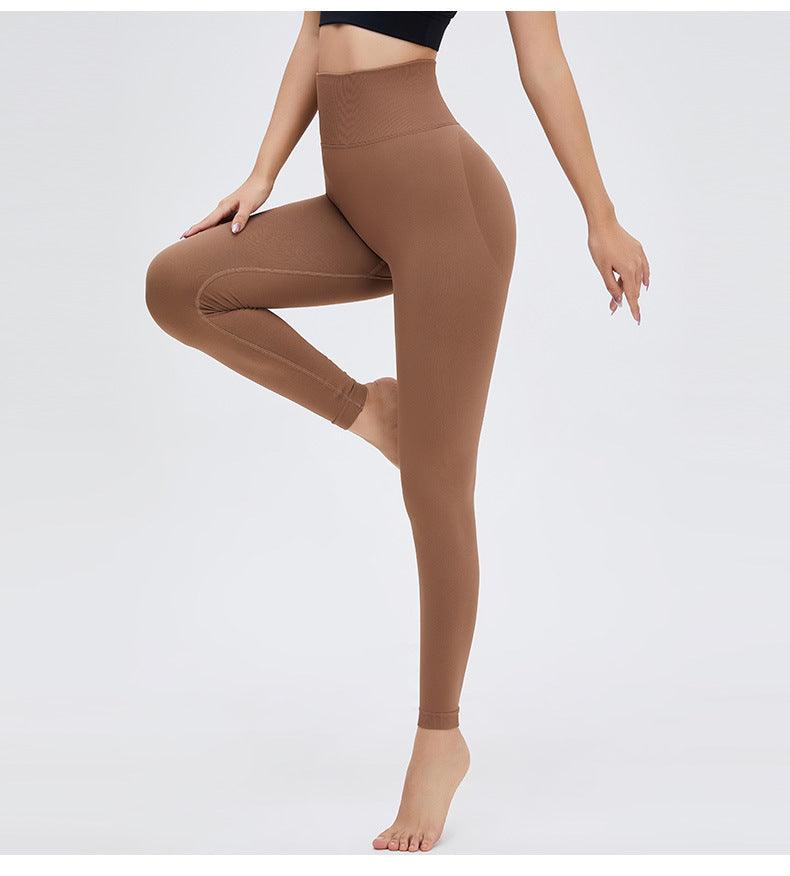 Mallas de yoga de cintura alta, sin costuras, push up, para mujer, pantalones de entrenamiento, súper elásticos, para gimnasio, mallas deportivas ajustadas, pantalones ligeros para correr