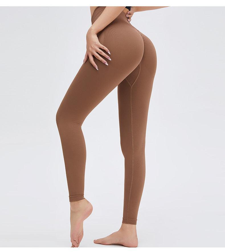 Mallas de yoga de cintura alta, sin costuras, push up, para mujer, pantalones de entrenamiento, súper elásticos, para gimnasio, mallas deportivas ajustadas, pantalones ligeros para correr