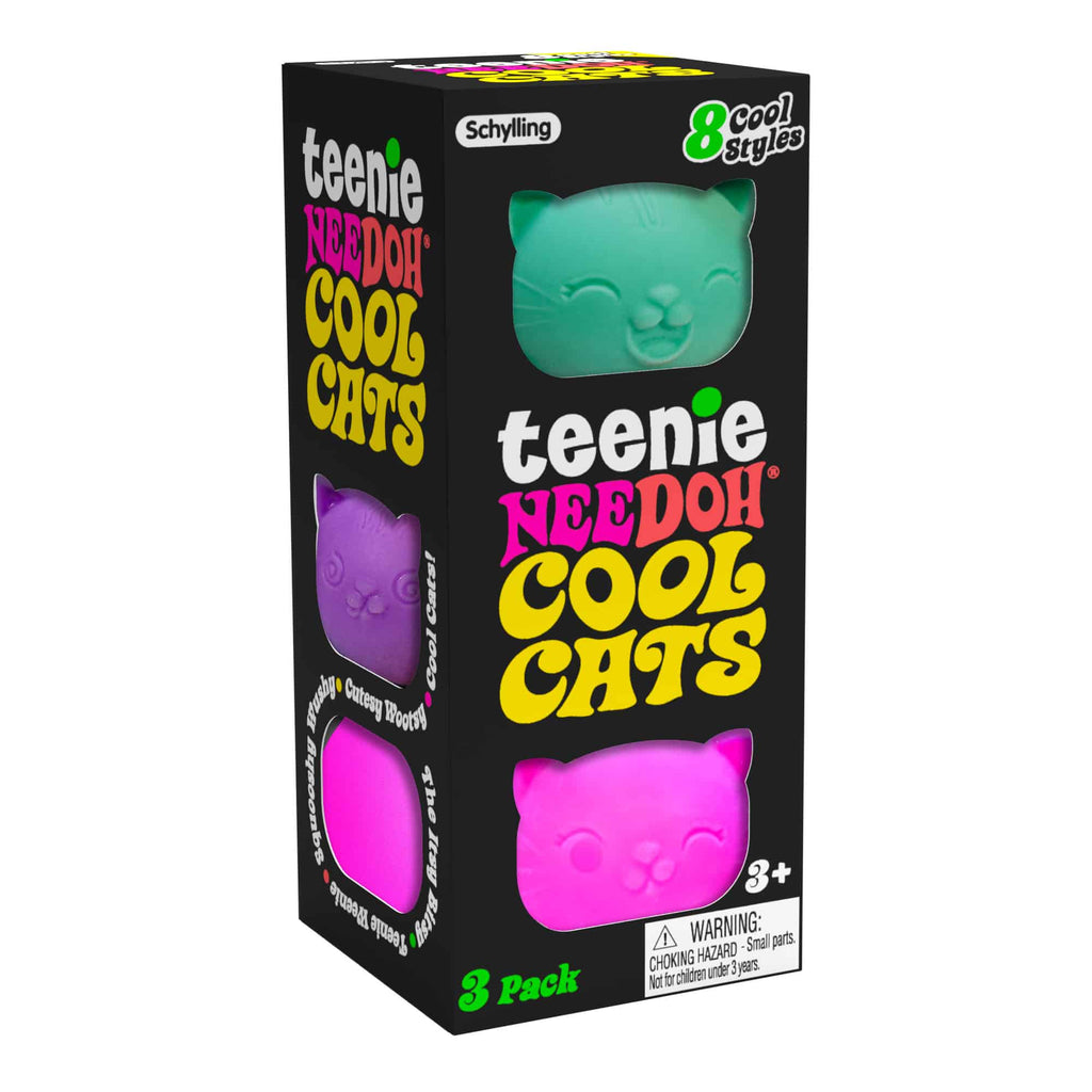 Teenie NeeDoh Cool Cats Juego de Tres